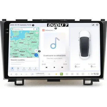 Autorádio DUDUAUTO AUTORÁDIO S NAVIGACÍ HONDA CRV CR-V 2006-2012 ANDROID DUDU7 QLED 6/64GB