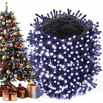 Vánoční dekorace Vánoční osvětlení na stromeček Křeček venkovní 28 m 301 - 500 světýlek