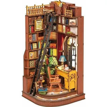 plyšák 3D skládačka Zarážka na knihy: Tichý studijní koutek