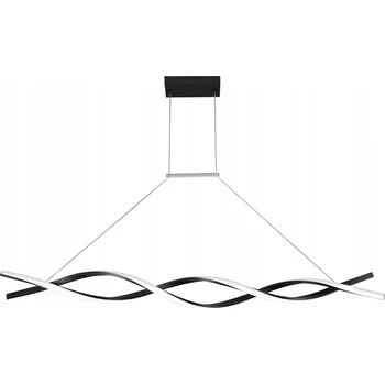 XD-LA127B LED Žyrandol 37W 120cm 4000K černý VIP