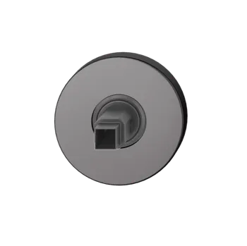 Dveřní kování FSB ASL 12 1731 Samostatná rozeta pod kliku, kulatá Černá