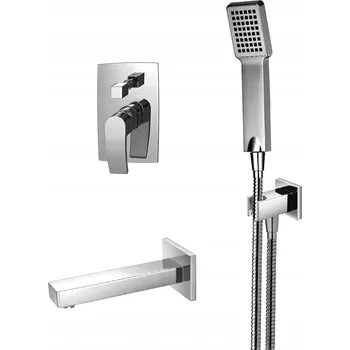 Vodovodní baterie Podomítková vanová baterie Omnires MURRAY stříbrná