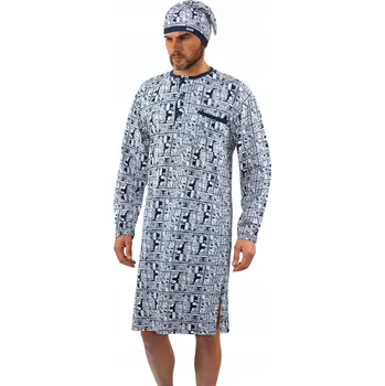 Dámská noční košile Sesto Senso Dlouhá noční košile 3XL Rodeo