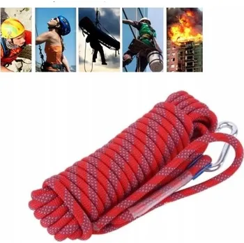 Lano 20M Statické lano Tendon 10mm červené