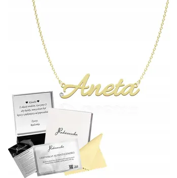 Náhrdelník Náhrdelník se jménem Aneta Stříbro Plíšek