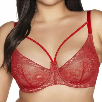 Podprsenka Ava podprsenka polovyztužená červená velikost 75H