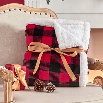 deka DEKA PUCHOVÁ TEPLÁ 130X150 JEHNĚČÍ PLÉD MĚKKÁ FLANEL DÁREK