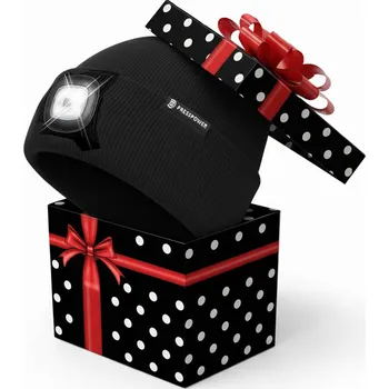 Čepice Zimní čepice s LED svítilnou USB - univerzální, teplá