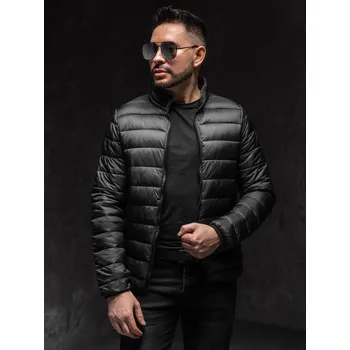 Černá pánská prošívaná přechodová bunda Bolf LY33A1 - M