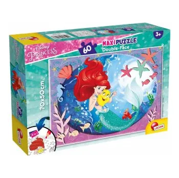 Puzzle Puzzle dwustronne maxi Księżniczki Ariel 60 (Puzzle)
