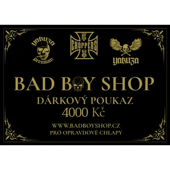 Dárkový potravinový koš Dárkový poukaz GANGSTER Typ poukazu: Tištěný