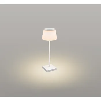 Stojací lampa CENTURY MARGO LED dobíjecí stolní lampa 4W 200lm 3000K IP54 stmívatelná bílá