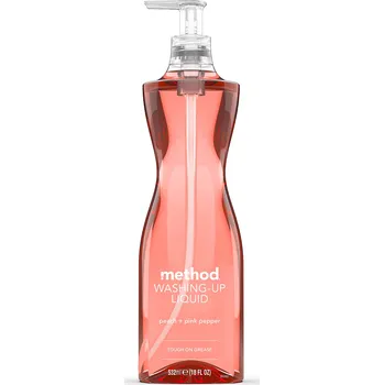 Mycí prostředek Method Tekutý přípravek na nádobí Peach and Pepper 530 ml
