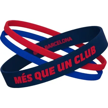 Náramek FC Barcelona Náramek FC Barcelona, silikon, sada 3 ks