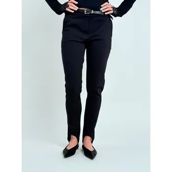 Dámské kalhoty Voga Móda Černé kalhotové kaliopky LUX Černá, S/M