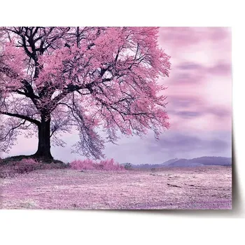 Plakát Sablio Plakát Růžový strom - 60x40 cm