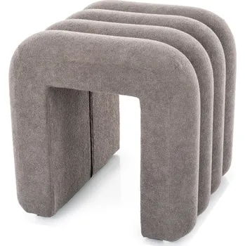 Taburet Šedý designový taburet TICA