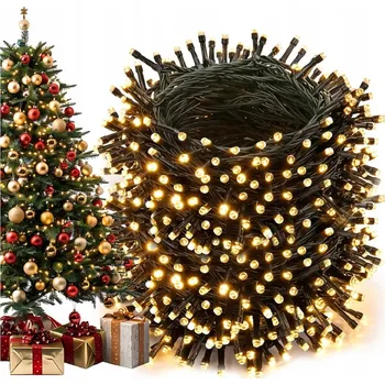 Vánoční dekorace Vánoční osvětlení na stromeček Křeček venkovní 28 m 301 - 500 světýlek