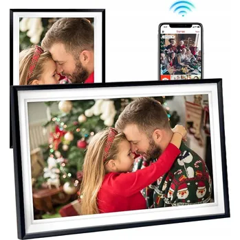 Monitor FRAMEO DIGITÁLNÍ FOTORÁMEČEK 15,6" 1920X1080 IPS DOTYKOVÝ DISPLEJ WIFI 32GB AUTOMATICKÁ ROTACE