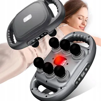 Masážní přístroj MASÁŽNÍ PŘÍSTROJ NA ZÁDA, CHODIDLA A TĚLO SE 6 HLAVICEMI – VAŠE DOMÁCÍ RELAXAČNÍ ZÓNA AKUMULÁTOR