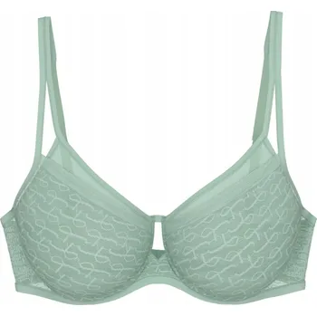 Podprsenka Triumph podprsenka s měkkými košíčky zelená velikost 90E
