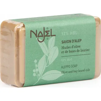 Koupelová kosmetika Aleppské mýdlo s 12% obsahem vavřínového oleje 100 g Najel