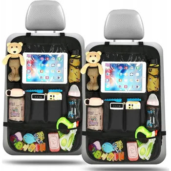 autokoberec 2 x ORGANIZÉR NA SEDADLO DO AUTA OCHRANA POTAHU + DÁREK HÁČEK x2