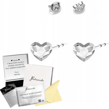 Náušnice Stříbrné Náušnice Srdíčka s Věnováním