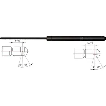 Příslušenství karosérie Pneumatická pružina, zavazadlový / nákladový prostor METZGER 2110448