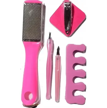 ZESTAW DO PAZNOKCI PEDICURE MANICURE 6 NA NOHY