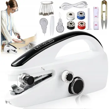 MALÝ ŠICÍ STROJ S PŘÍSLUŠENSTVÍM IDEÁLNÍ PRO DOMÁCNOST I CESTOVÁNÍ