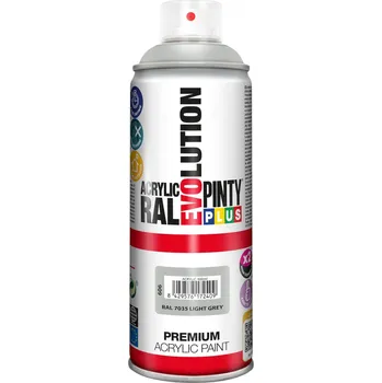 Barva ve spreji Akrylový lak ve vysokém lesku RAL 7035 Světle šedá PintyPlus 400 ml