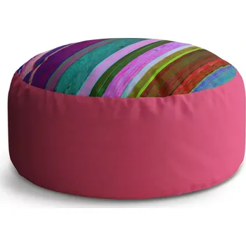 Taburet Sablio Taburet Circle Nabarvené dřevo: 38x48 cm