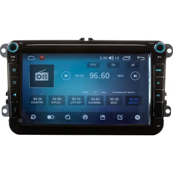 GPS navigace Autorádio pro VW, Škoda s 8" LCD, Android, WI-FI, GPS, CarPlay, Bluetooth, 4G, 2x USB