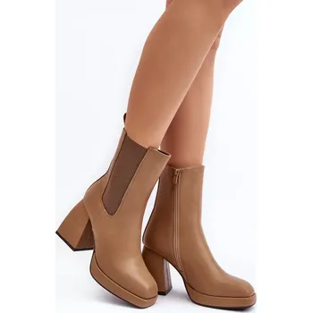 Dámská zimní obuv Boty na podpatku model 189852 Step in style 41