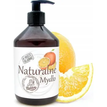 Mýdlo Přírodní Marseillské Mýdlo v Tekuté Formě Hypoalergenní Madeleine Pomerančové (Pomeranč)