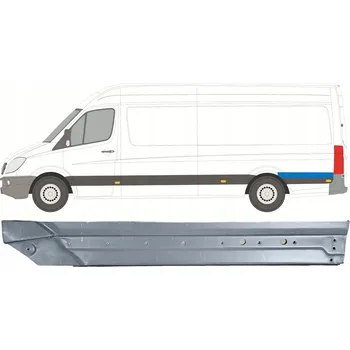 Blatník karosérie Opravná sada zadního blatníku pro Volkswagen Crafter 2005-2017 / Levá