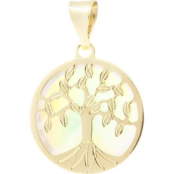 Přívěsek Přívěsek zlatý Strom života s perletí - 2