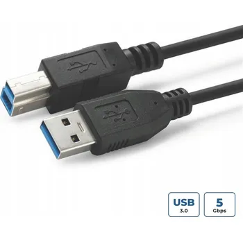 Datový kabel Microconnect USB3.0AB3B USB kabel 3 m USB A - USB B Černý