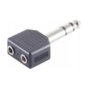 Sluchátka MicroConnect Adaptér 6,3mm na 2x 3,5mm M-F