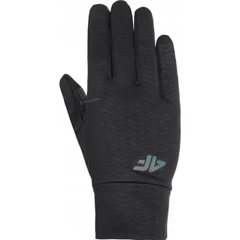 Rukavice 4F TENKÉ PLETENÉ RUKAVICE S MOŽNOSTÍ OVLÁDÁNÍ DOTYKOVÉHO DISPLEJE / vel L