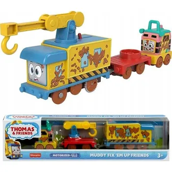 Vláček a vláčkodráha Lokomotiva na baterie Fisher-Price Tomáš a jeho přátelé, vícebarevná