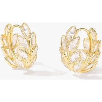 Náušnice JAY Náušnice s čirými zirkony ve tvaru obilných klásků – elegantní přírodní design JAY-0170-0251324 Zlatá