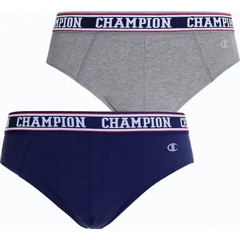 Sada pánského spodního prádla pánské slipy PUMA - 2 ks - NAVY/GREY - L (Champion mens brief)