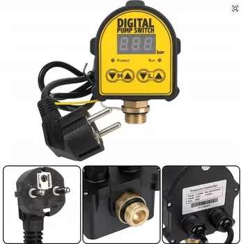 Příslušenství k čerpadlu Digitální automatický regulátor tlaku vodního čerpadla 1/4'' 0-10 bar