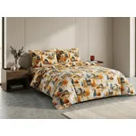 Mikroplyšové povlečení AUTUMN VILLAGE barevné Rozměr povlečení: 2 ks 70 x 90 cm | 200 x 220 cm