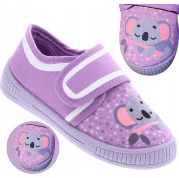 Dívčí bačkory Dětské PAPUČE, přezůvky do školky NA SUCHÝ ZIP, velikost 28 - KOALA