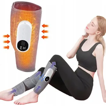 Masážní přístroj MASÁŽNÍ PŘÍSTROJ NA NOHY PRO LYMFODRENÁŽ S NAHŘÍVÁNÍM PRO LÝTKA