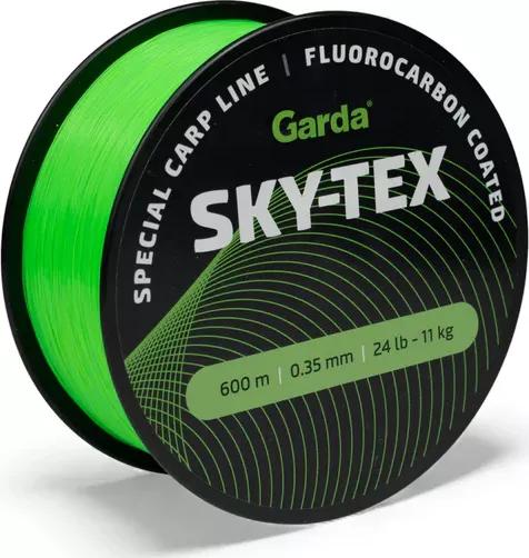 Garda vlasec SKY-TEX fluo zelený 600m - 0,35 mm 24 lb 11,0 kg