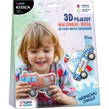 omalovánky Malování vodou 3D Auta ,,Nafoukej a maluj,,